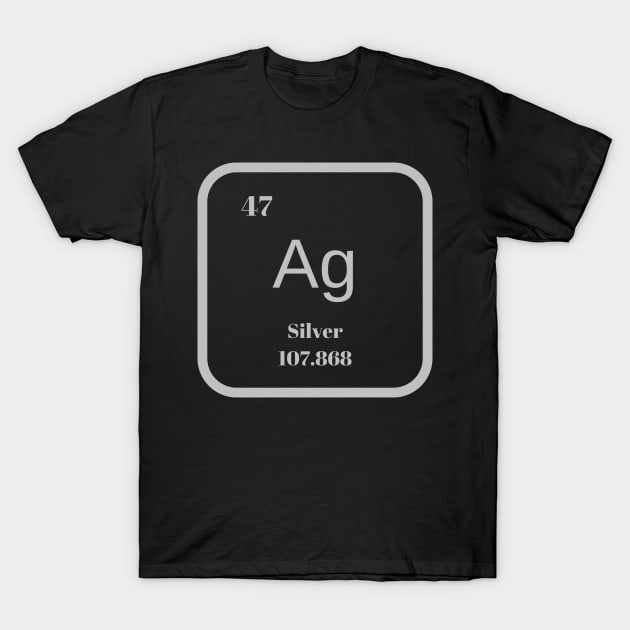 Ag: Silver T-Shirt by JonesCreations